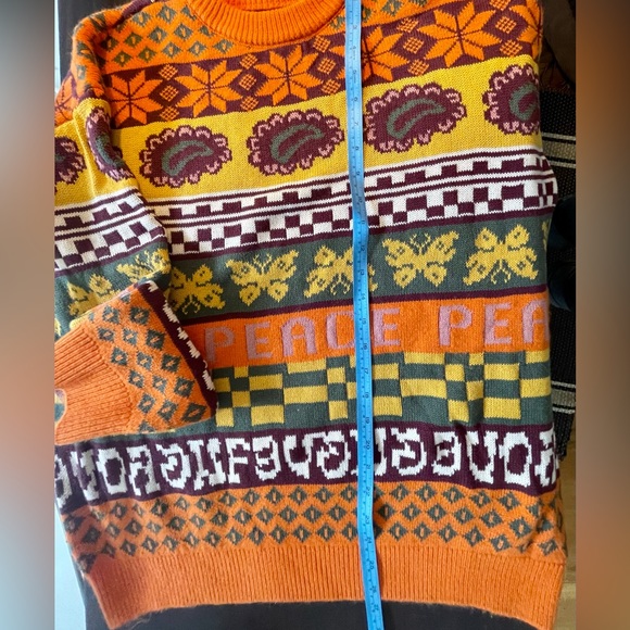 UO Trippy Fair Isle Graphic Sweater - Picture 3 of 6